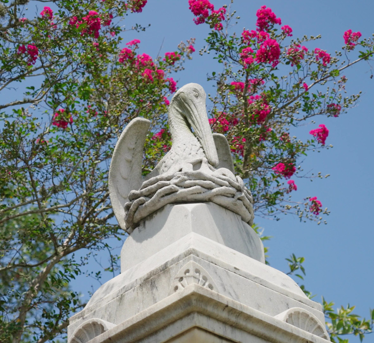 statue of a pelican